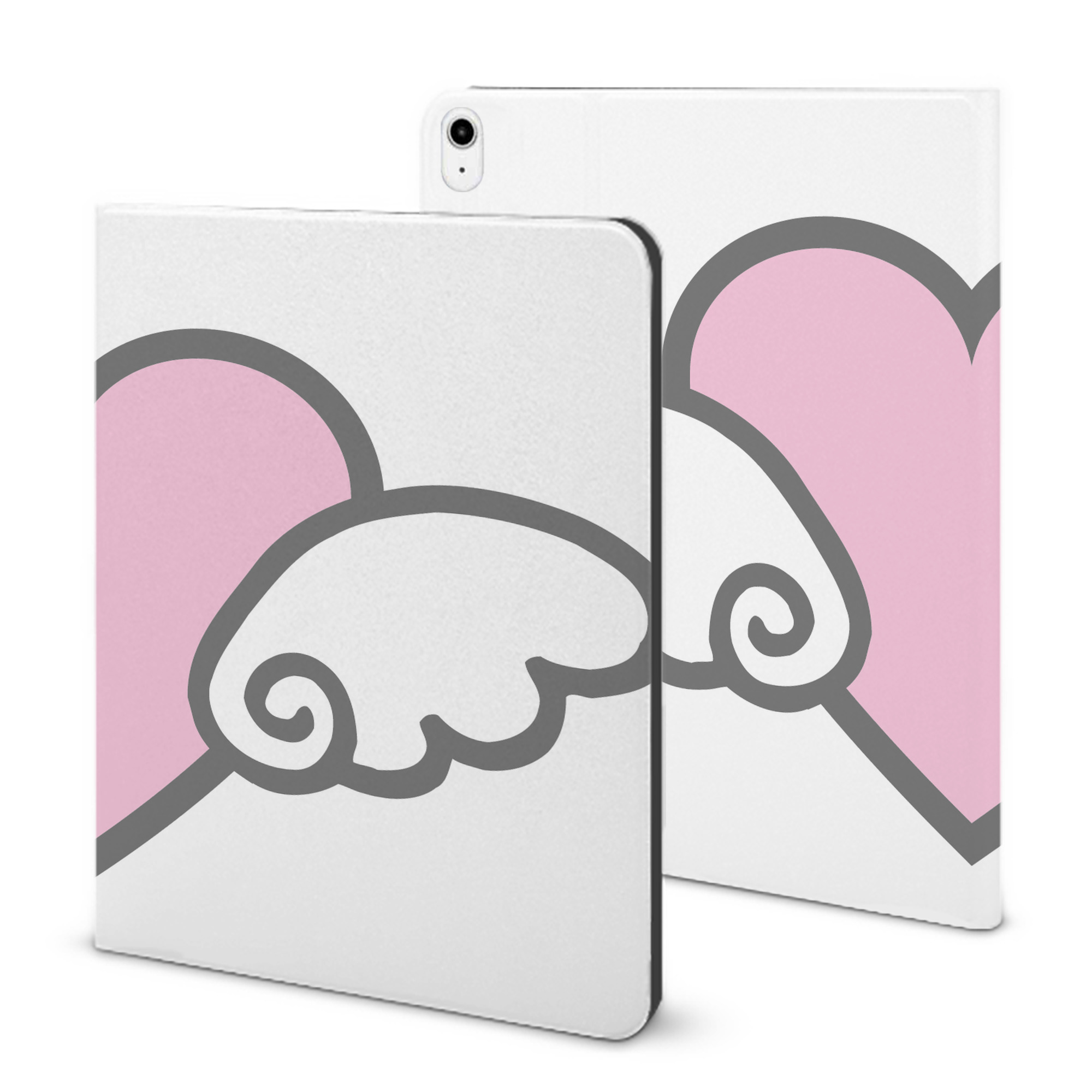 （画像用） Hello Kitty ハローキティ IPadケース ペンホルダー付き ブックスタイルデザイン